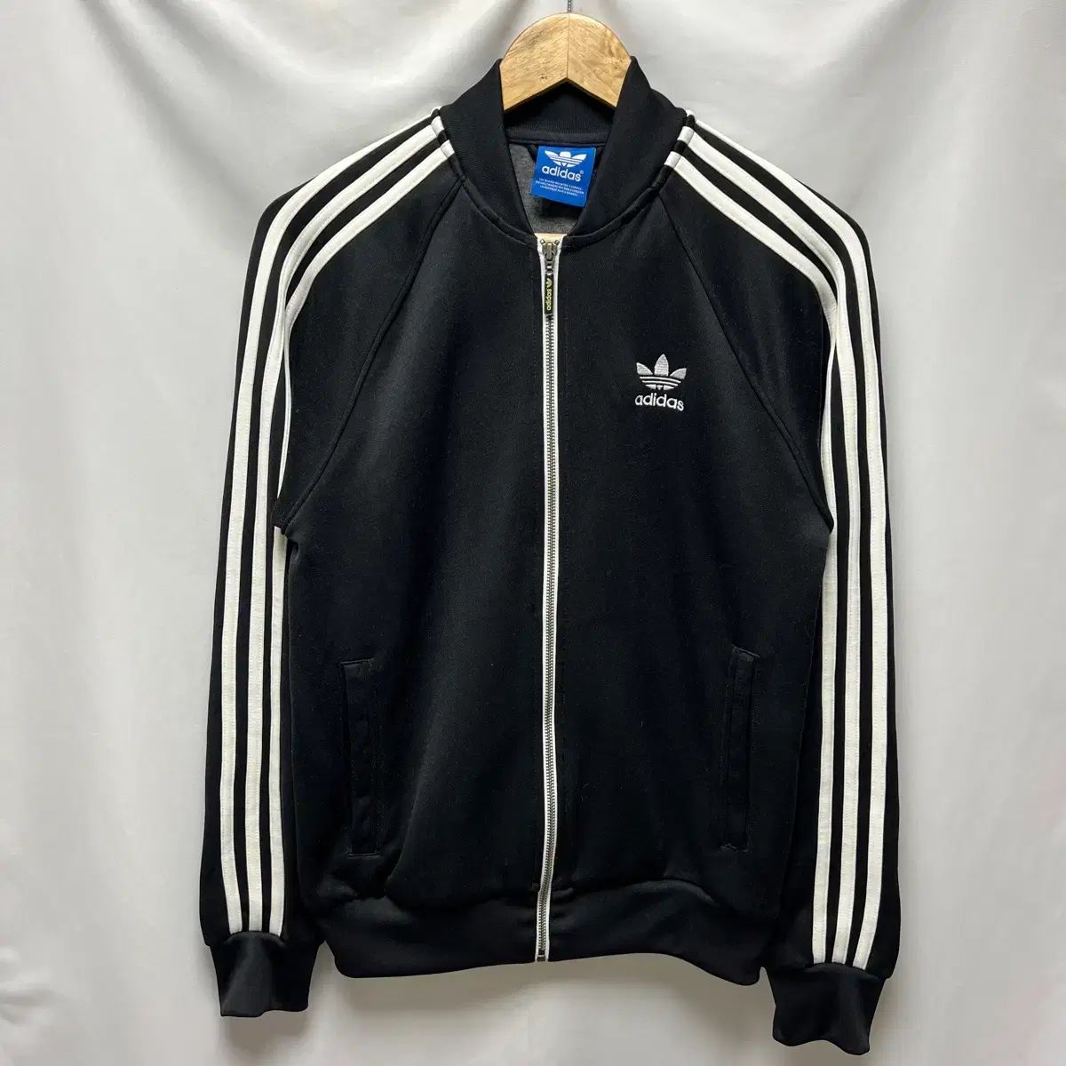 正規品/95 adidas アディダス ヨーロッパ SuperStar ブラック トラックジャージ/ジャージ 4,927円