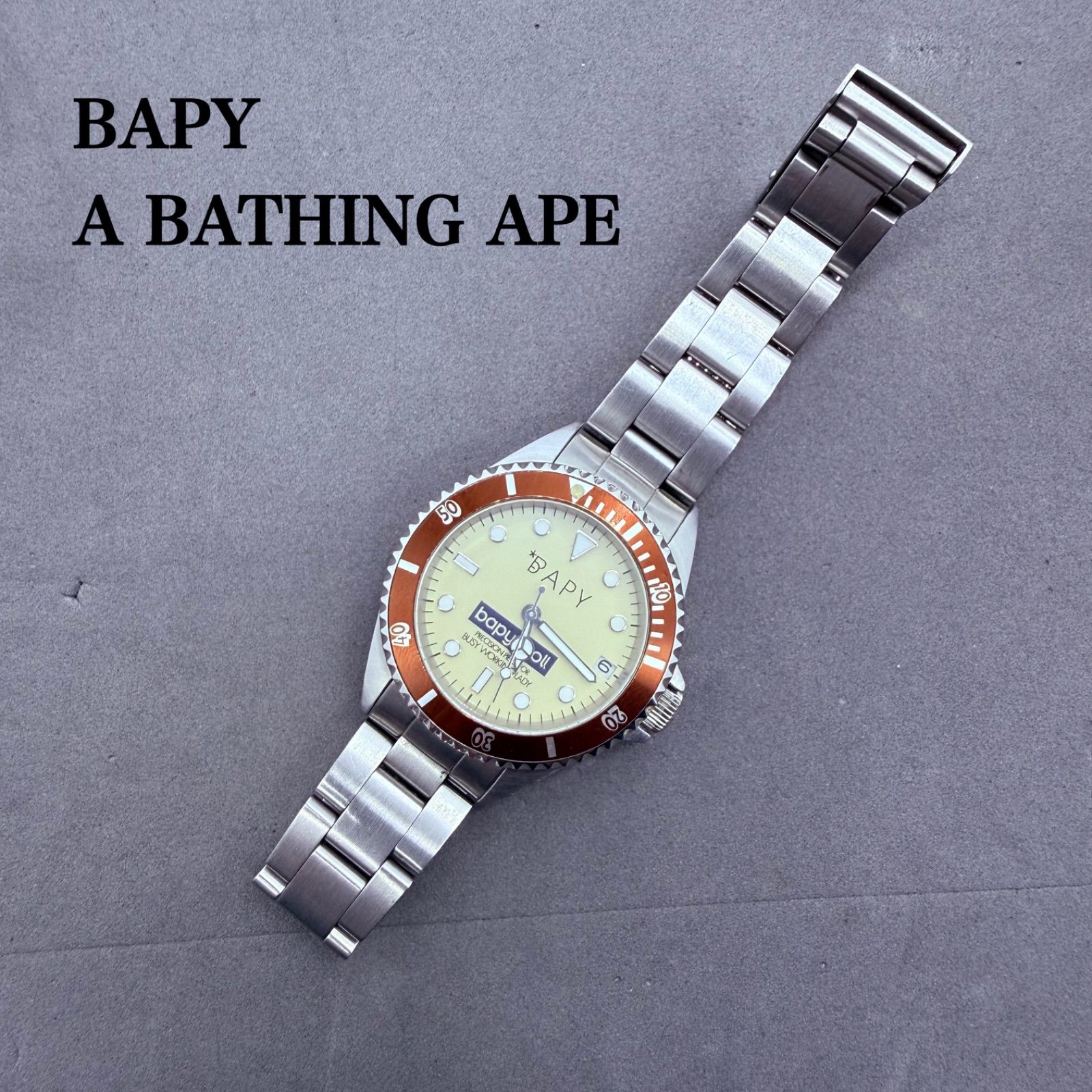 BAPY A BATHING APE 00s archive stroll automatic W's watch ベイピー