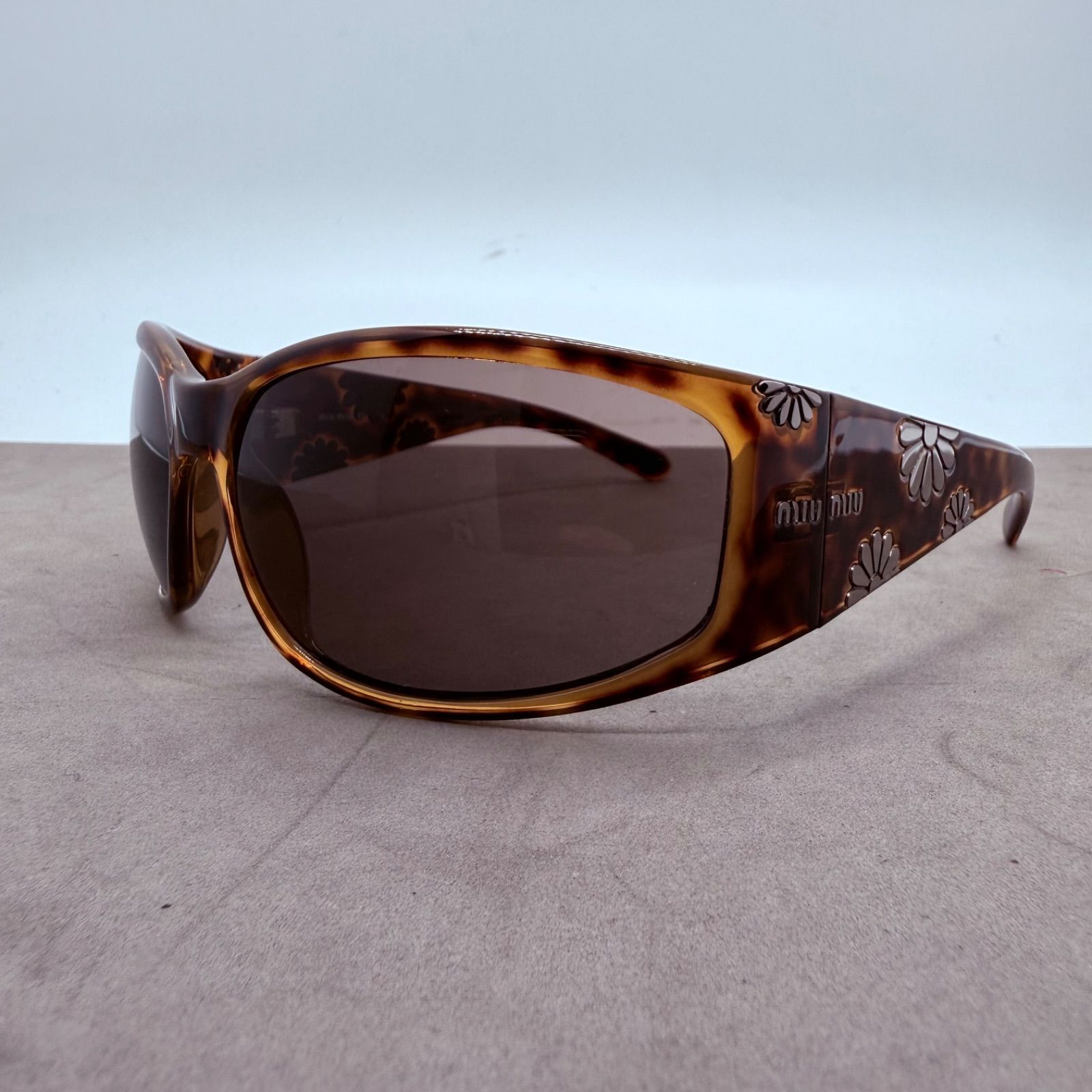 MIU MIU 00s archive flower logo sunglasses SMU15F ミュウミュウ 花 