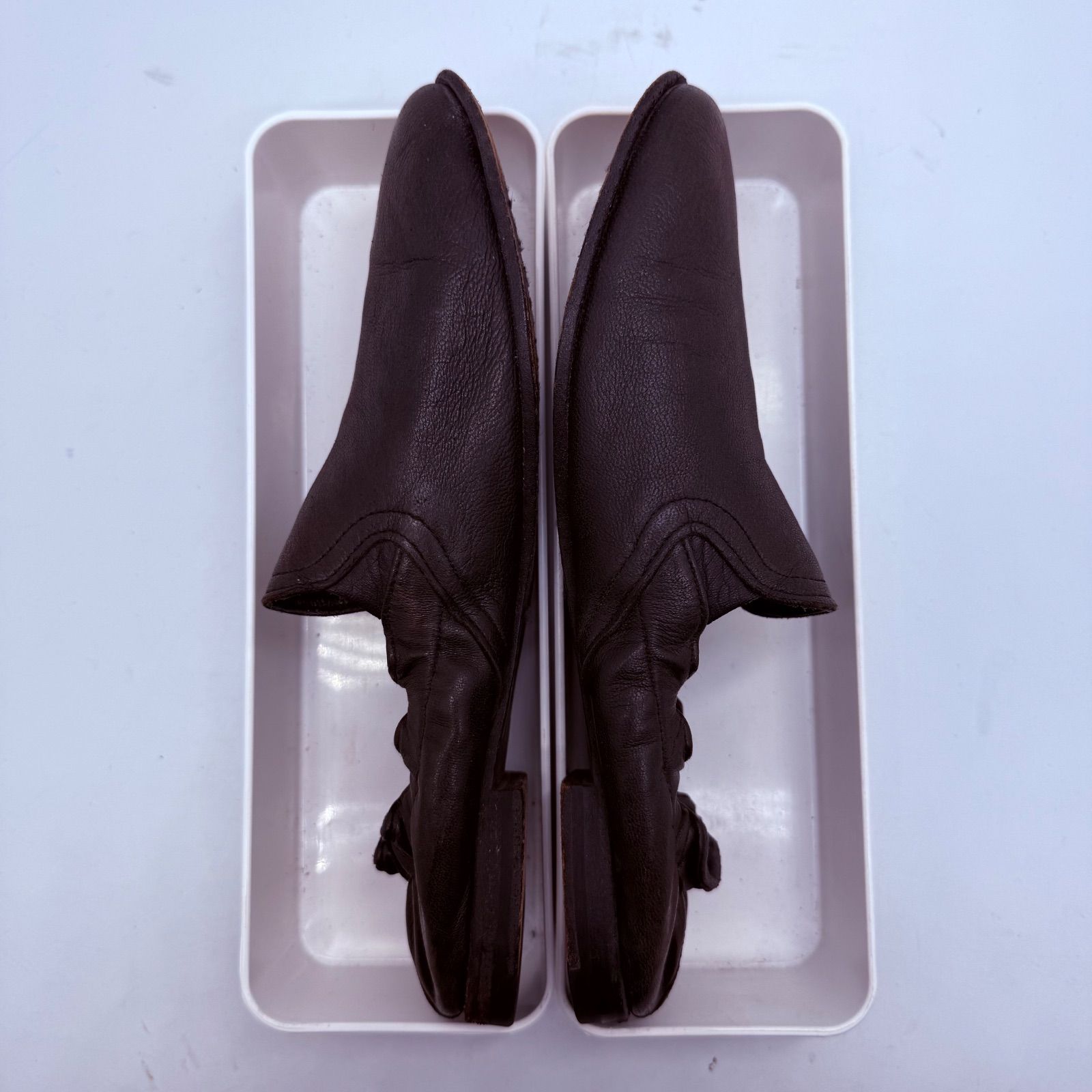 Y's yohji yamamoto archive Leather flat shoes 2 ワイズ ヨウジ