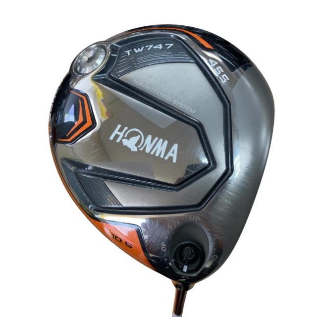 中古】 本間ゴルフ TOUR WORLD TW747 455 10.5° ドライバー DR VIZARD