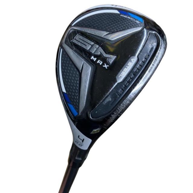 【中古】 テーラーメイド SIM MAX U4 ユーティリティ UT TENSEI BLUE TM60(UT) (フレックスS) メンズ 男性用 右利き 右用 Cランク ゴルフクラブ