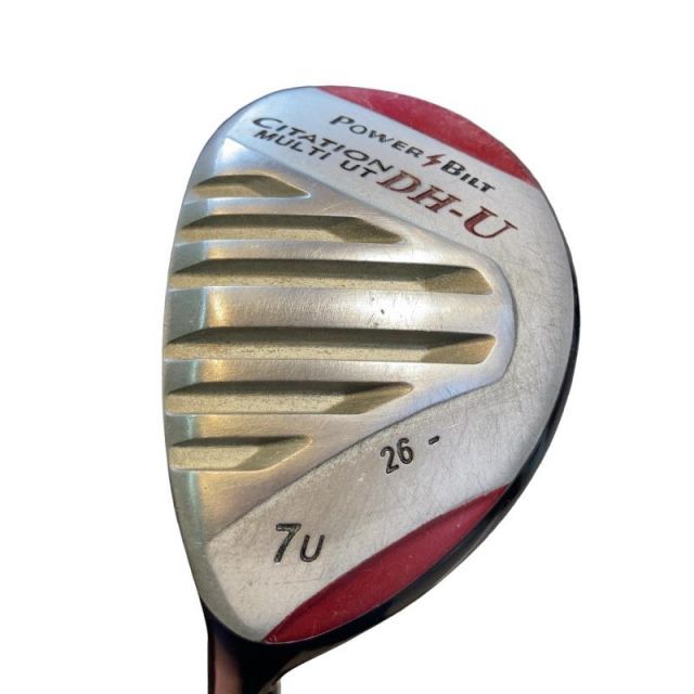 【中古】 パワービルト CITATION DH-U U7 ユーティリティ UT オリジナルカーボン (フレックスその他) メンズ 男性用 右利き 右用 Cランク ゴルフクラブ