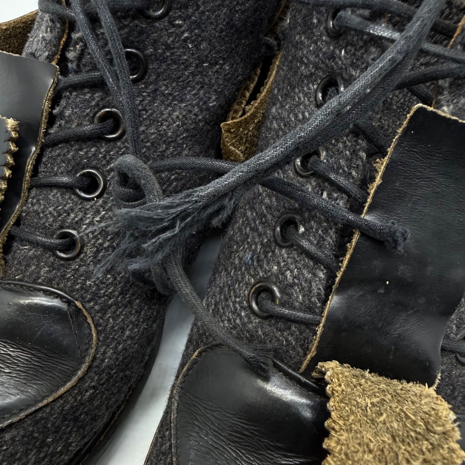 JOHN MOORE 90s archive combat boots UK9 5777 ジョンムーア 名作