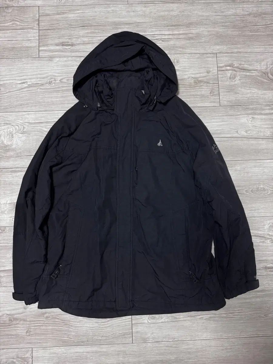 BEAN POLE ビーンポール ブラック フード ウィンドブレーカー ジャケット サイズ 110