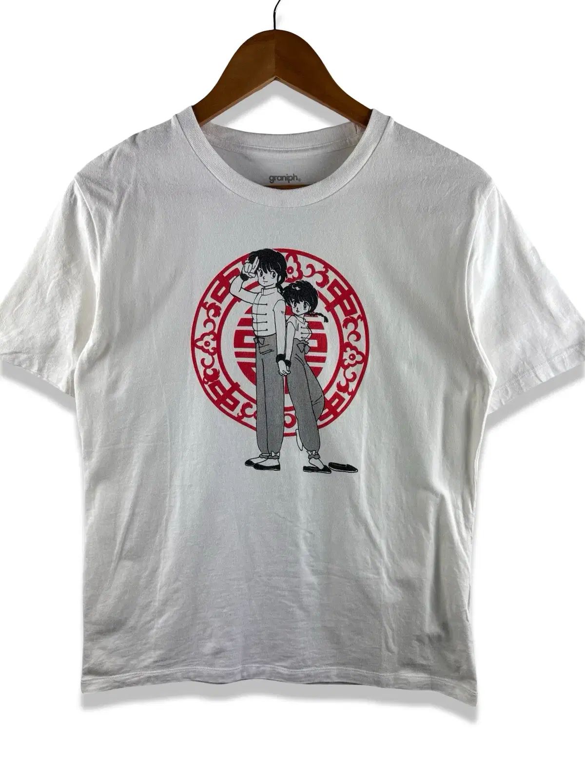 JPN らんま1/2 プリンティング Tシャツ3286