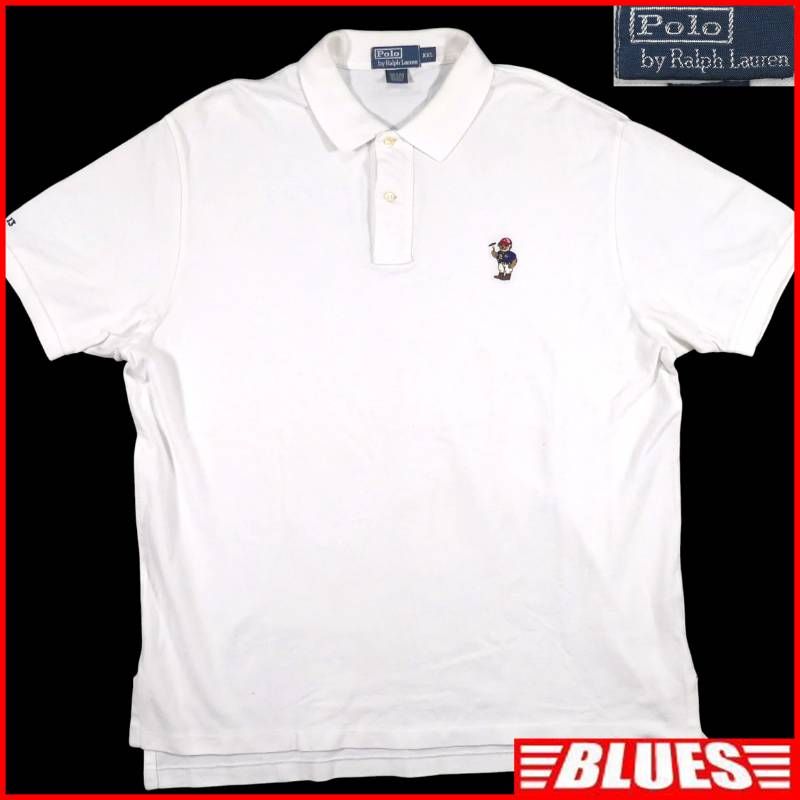 POLO RALPH LAUREN ラルフローレン ポロシャツ XXL ホワイト 白 XXL 