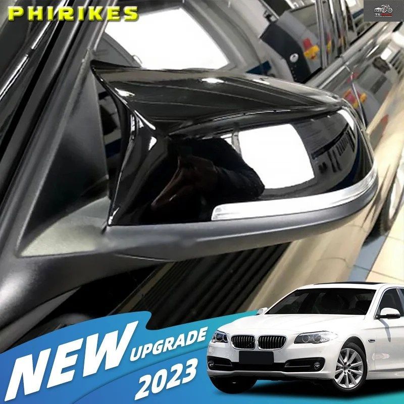 BMW 5 6 7シリーズ F10 F11 F18 GT 5GT F07 F06 F12 F13 LCL F01 F02 カーボンファイバー製サイドミラーカバーキャップ