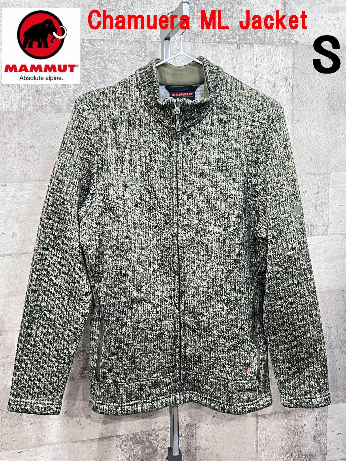 美品 マムート CHAMUERA ML JACKET ニットフリースジャケット ASIA/S MAMMUT カムエラ シャムエラ チャムエラ