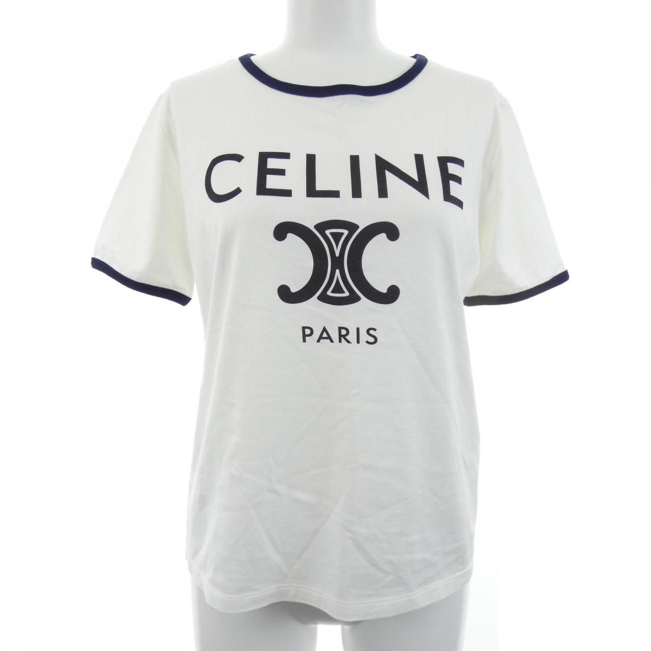 セリーヌ CELINE CELINE PARIS Tシャツ トリオンフ TRIOMPHE 2X872671Q Tシャツ