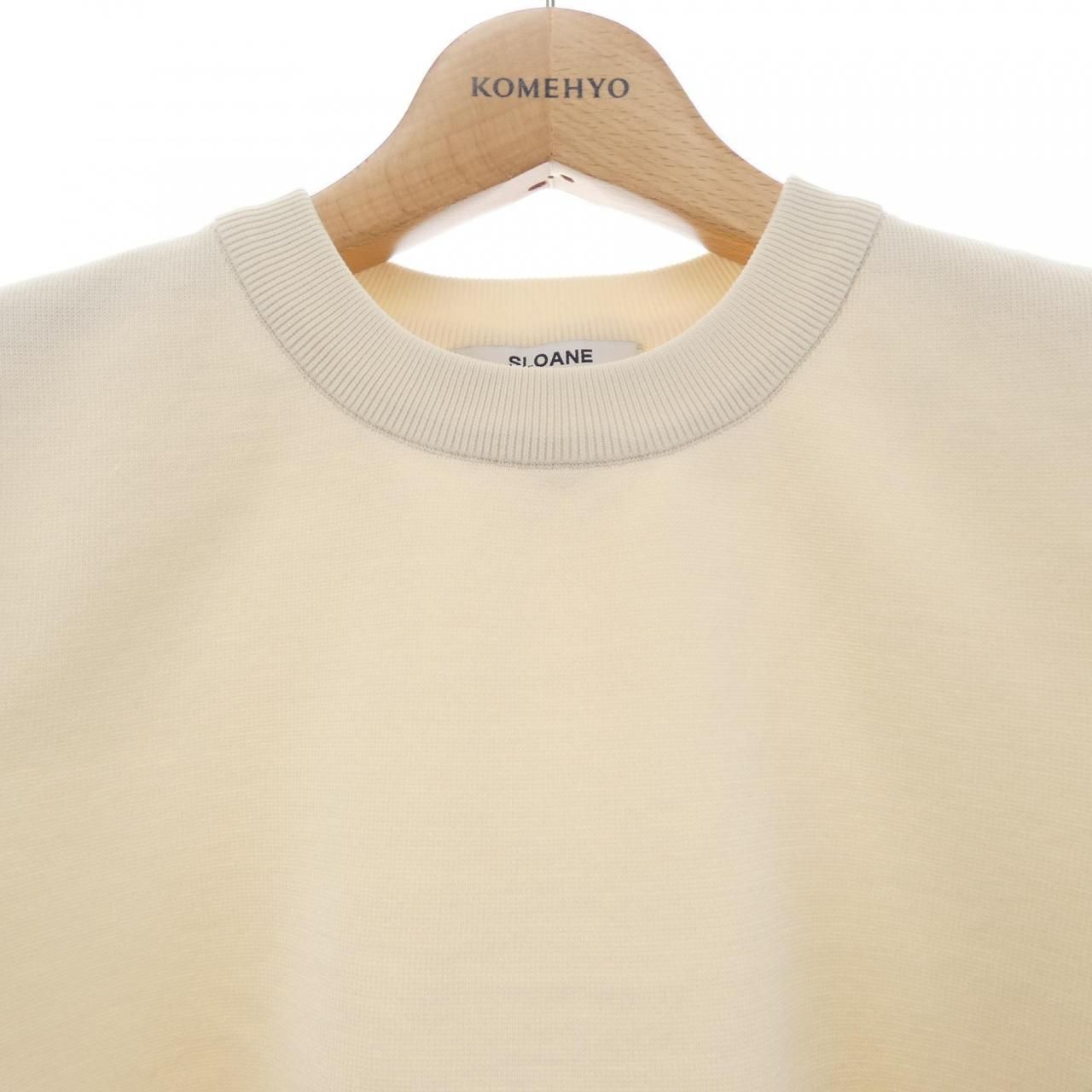 SLOANE スローン ニット・セーター M ベージュ 【古着】【中古】【送料無料】 SLOANE - SLOANE スローン ニット・セーター M ベージュ 【古着