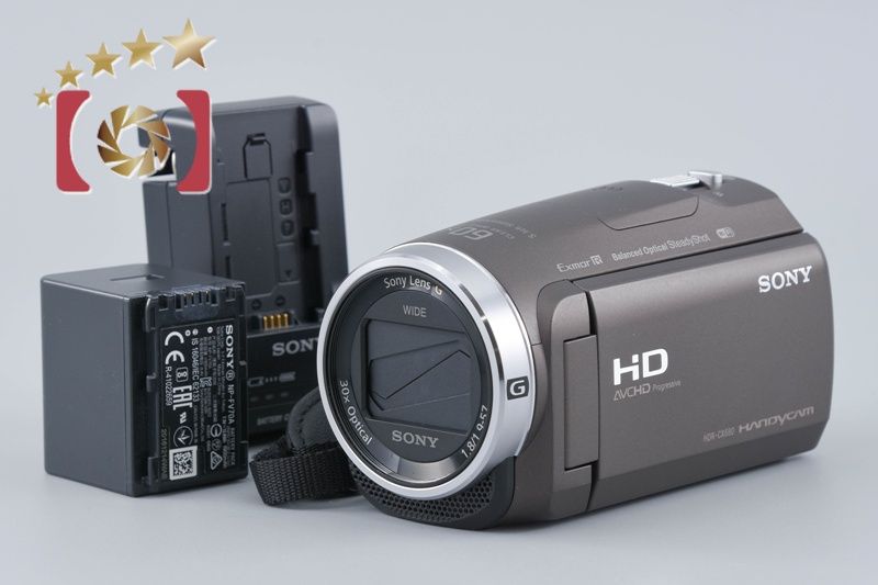 【中古】SONY ソニー ハンディカム HDR-CX680 ブロンズブラウン デジタルビデオカメラ 多言語対応