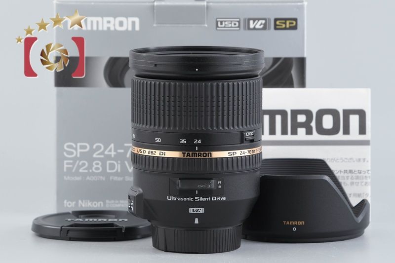 【中古】TAMRON タムロン A007 SP 24-70mm f/2.8 Di VC USD ニコン用 元箱付き