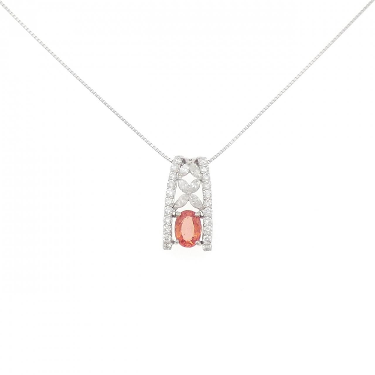 PT900/PT850 サファイヤ ネックレス 1.046CT