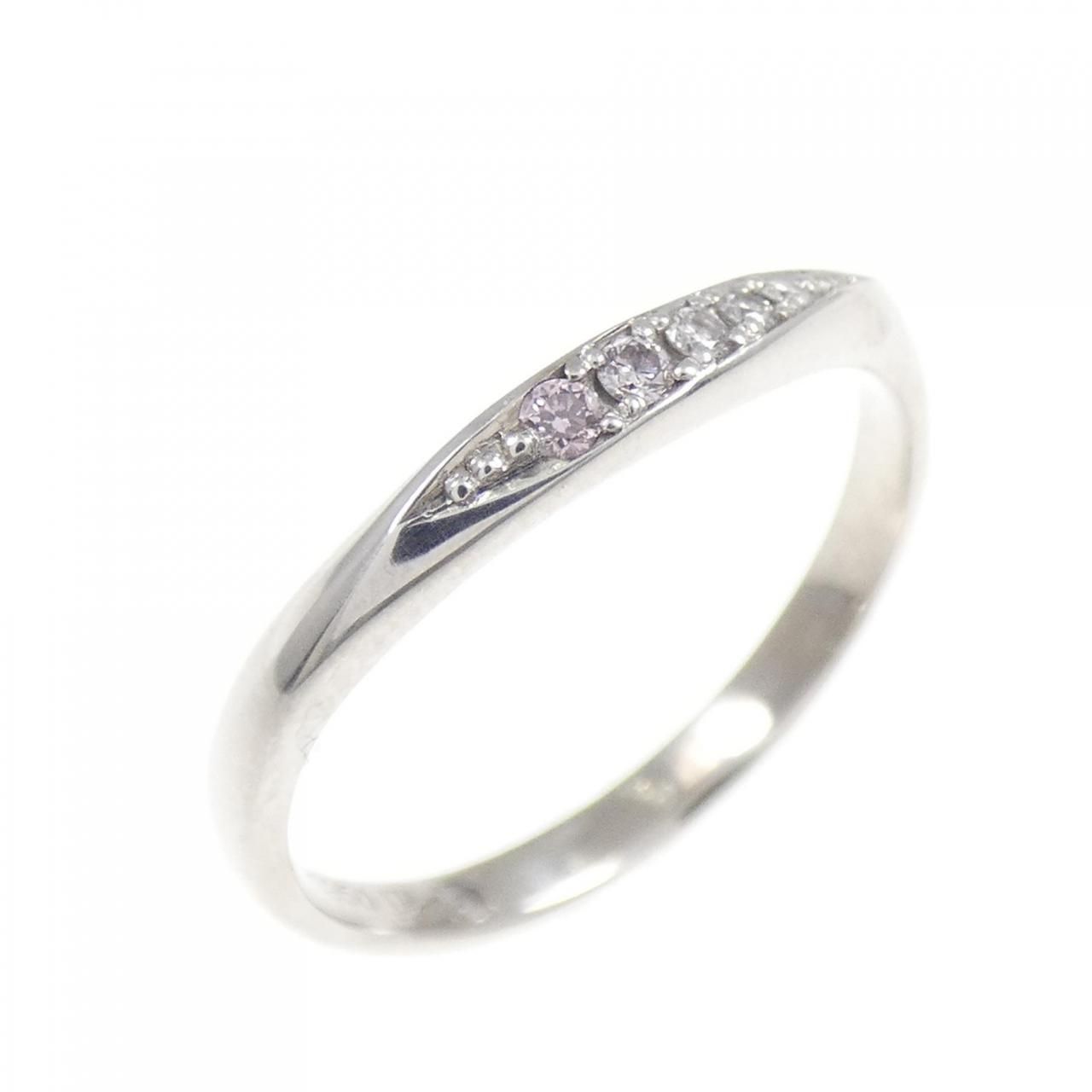 PT950 ダイヤモンド リング 0.045CT