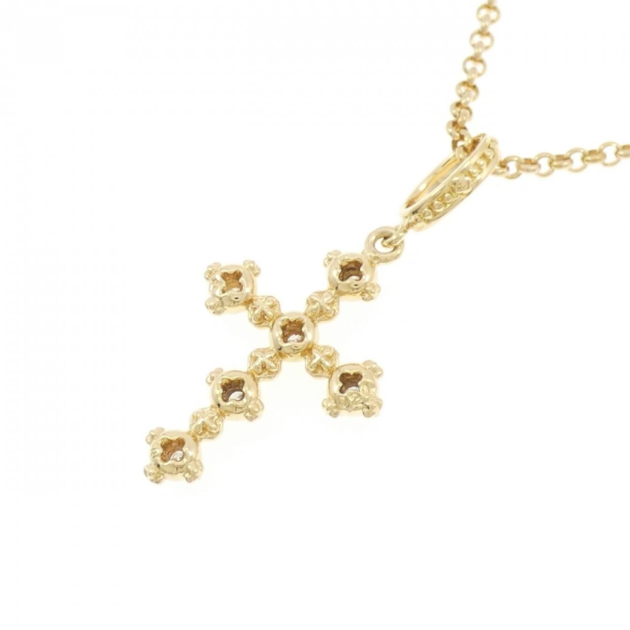 アーカー メモリアルクロス ネックレス 0.22CT｜詳細画像
