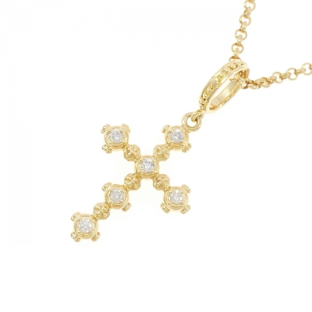 アーカー メモリアルクロス ネックレス 0.22CT｜詳細画像