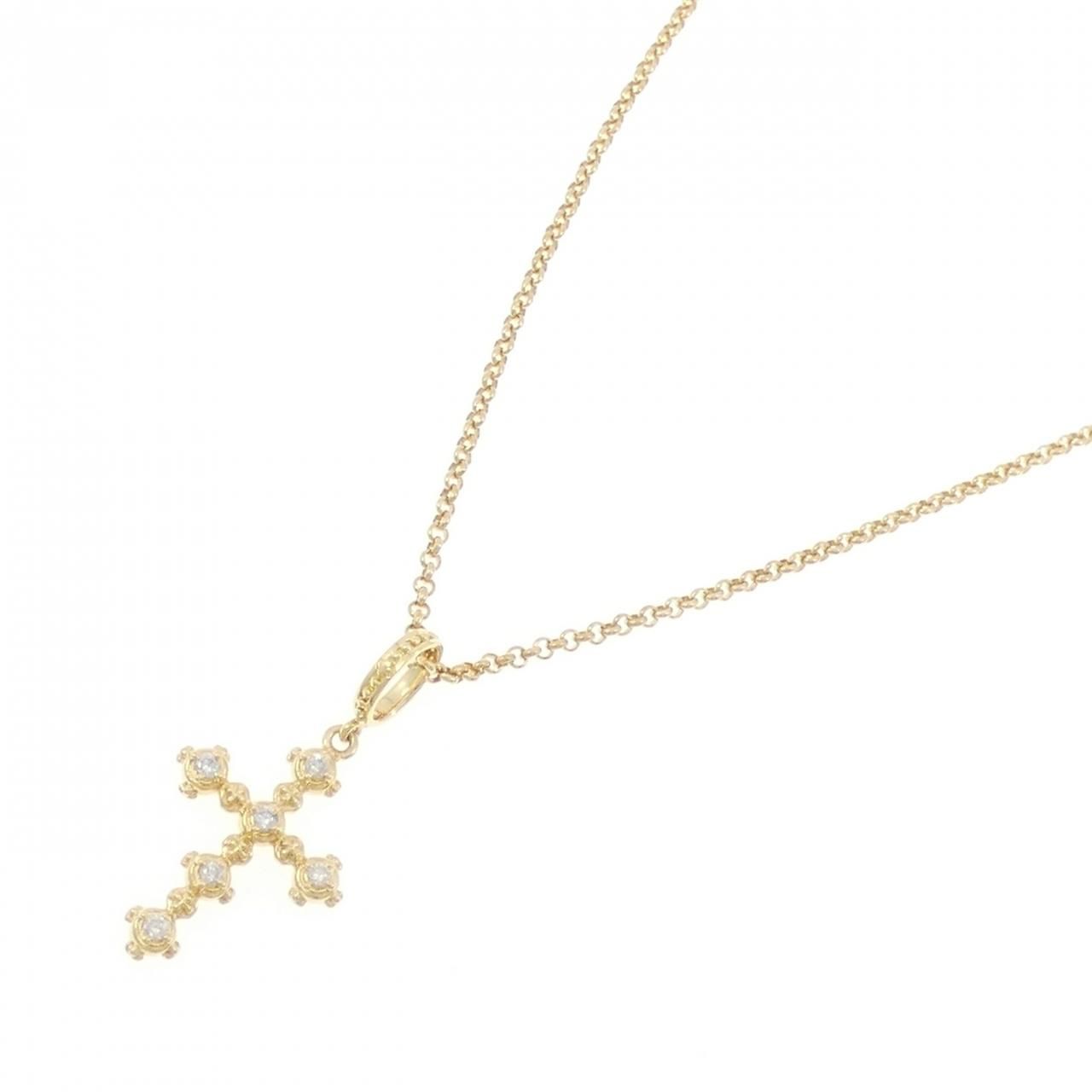 アーカー メモリアルクロス ネックレス 0.22CT｜詳細画像