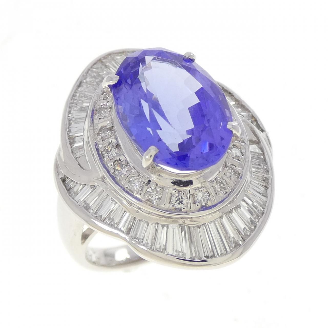 PT900 タンザナイト リング 4.44CT