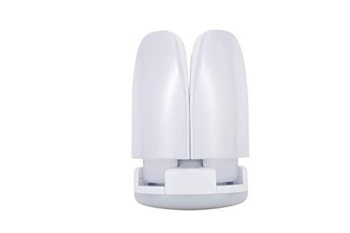 2本入り【交換球】60W 6000Lm LED電球 5灯式 投光器 現場用ライト led 作業灯 金属口 E26 屋内用クリップランプ ガレージライトkk 0275e11f