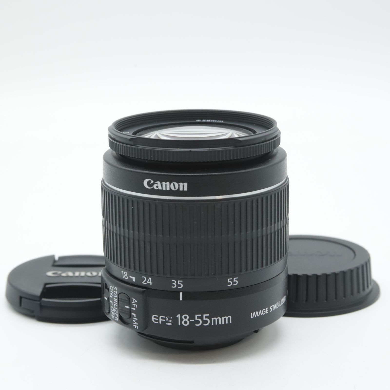 ■美品■ Canon 標準ズームレンズ EF-S18-55mm F3.5-.5.6 IS II APS-C対応
