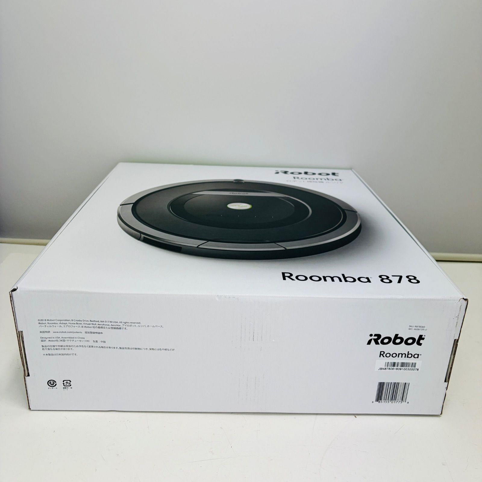 (未使用です) iRobot Roomba 878 ロボット掃除機 本体 新品未開封・希少】アイロボット ルンバ 878 ロボット掃除機 Roomba