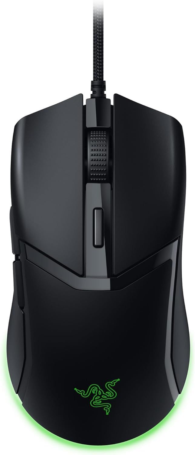 Razer レイザー Cobra ゲーミングマウス 58g 軽量 コンパクト つかみ持ち/つまみ持ちにフィット 有線 第3世代 Razer オプティカルマウススイッチ 没入感を高めるアンダーグロー Chroma ライティング 8500 DPI オプテ ...