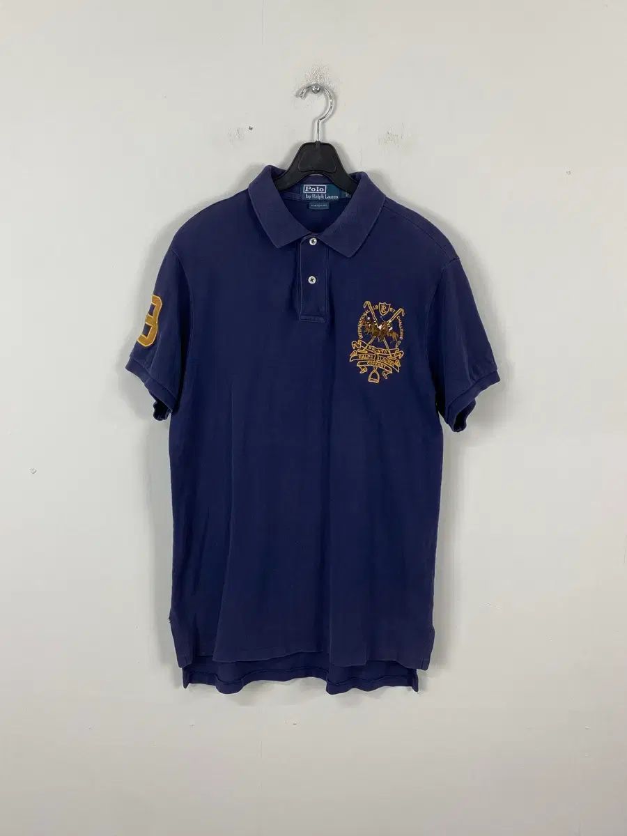 ポロラルフローレン トリプルポニー カラーTシャツ L