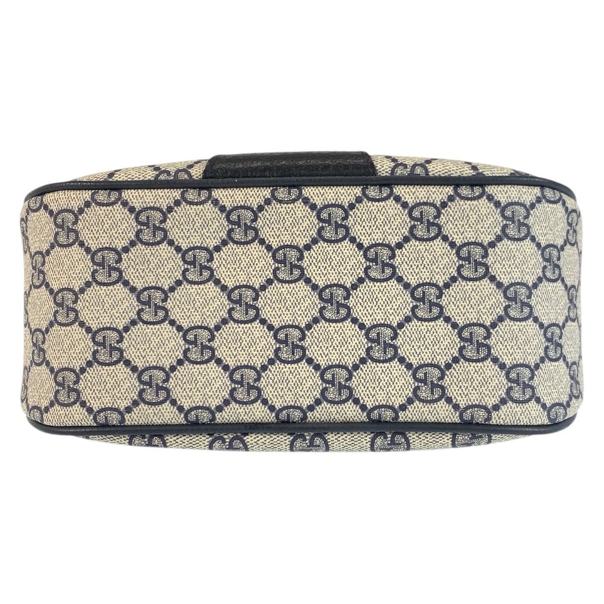 GUCCI グッチ ヴィンテージ マイクロGG シェリーライン グレー ネイビー ゴールド金具 GGスプリームキャンバス 001 115 0914 ショルダーバッグ ポシェット レディース 505727 【中古】 B (目立った傷や汚れなし)】GUCCI グッチ ヴィンテージ マイクロGG