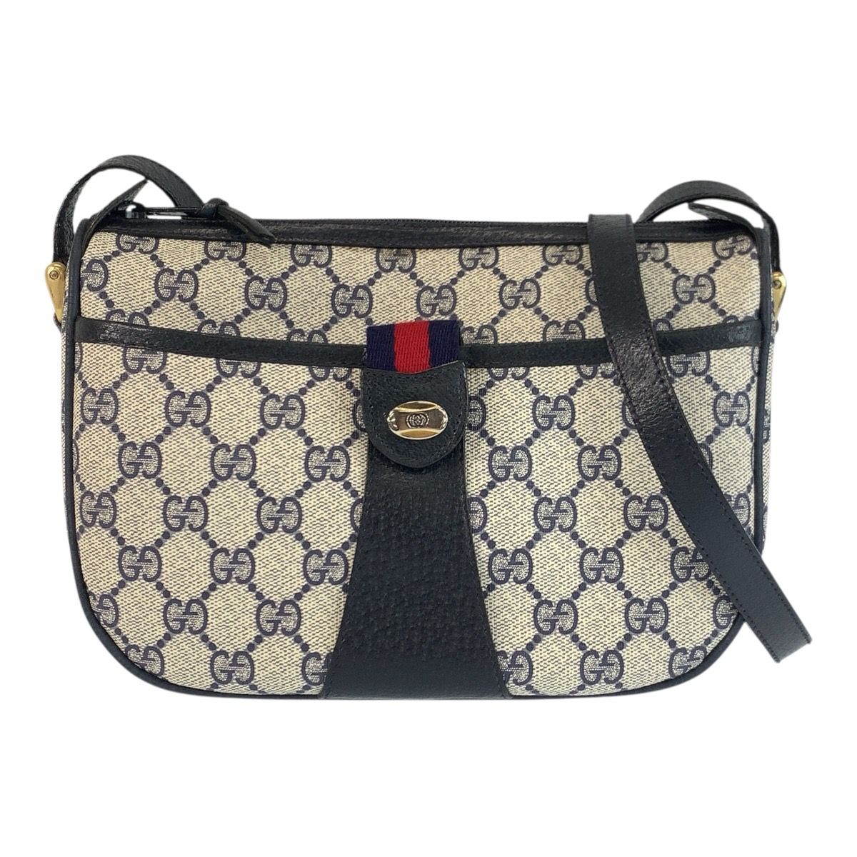 美品 GUCCI グッチ ヴィンテージ シェリーライン GGスプリーム