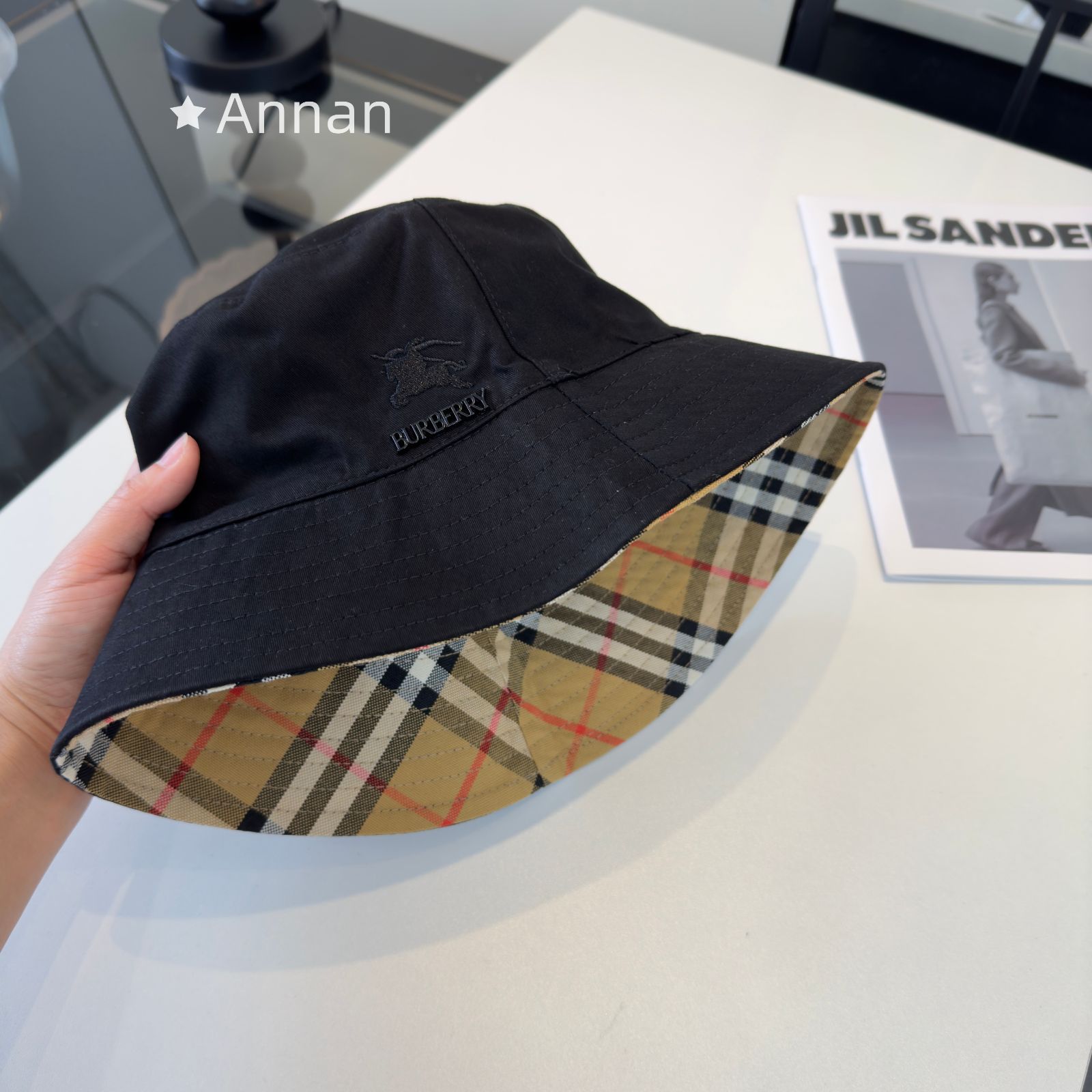 期間限定☆新品 BURBERRY バーバリー バケットハット 帽子 メンズ レディース ユニセックス