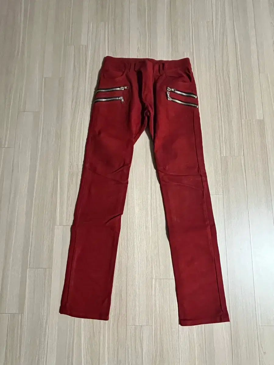BALMAIN バルマン スウェード スエード ライダー パンツ 29