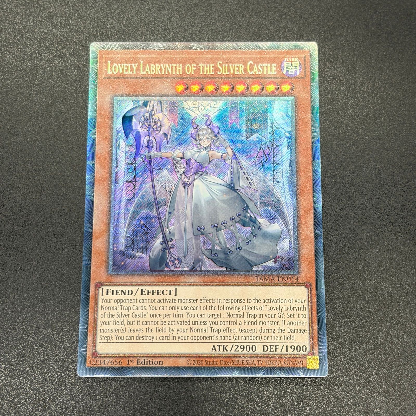 遊戯王　白銀の城のラビュリンス/コレクターズレア/英語/1st/EU版 A