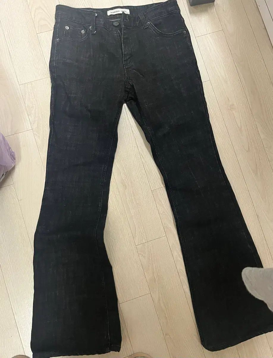 BOHEMSEO ボヘミアンソウル ブラックデニム ズボン 7,137円