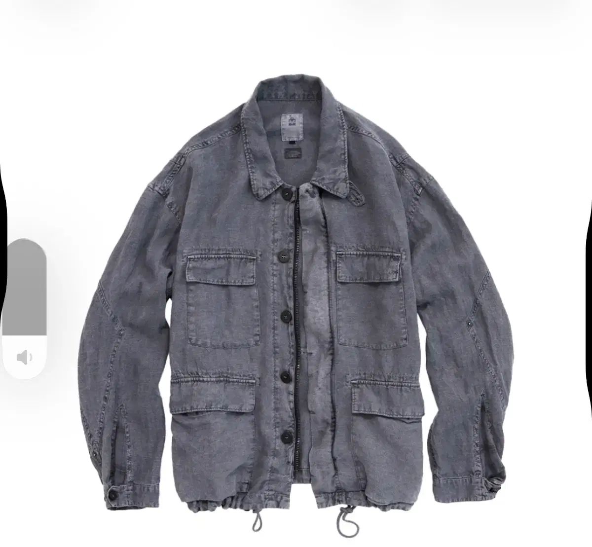 PABLO VINCI Chambray zip shirt