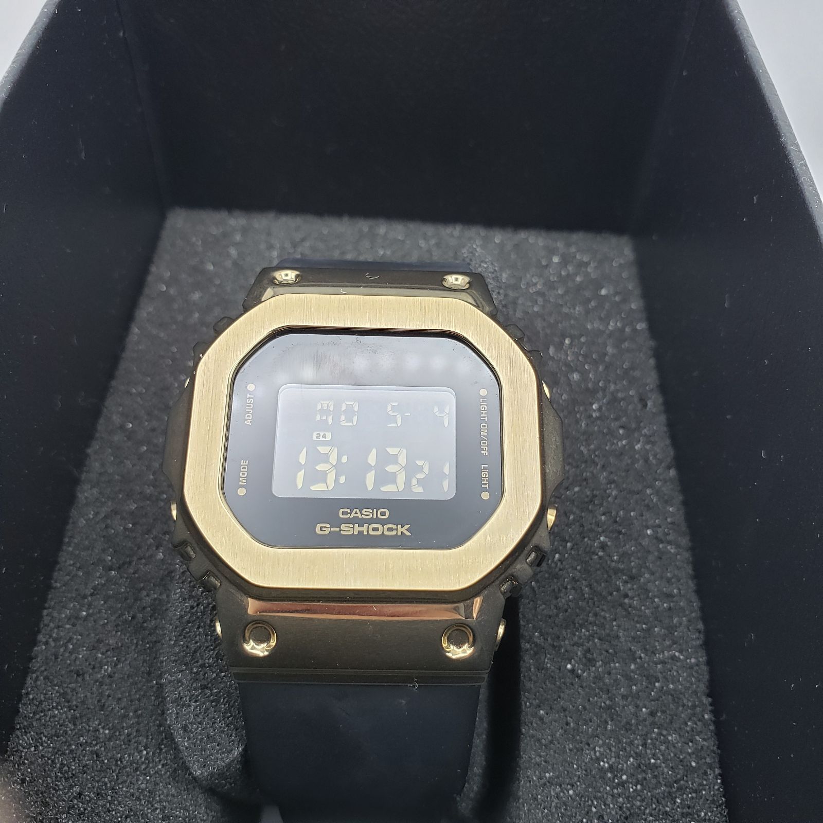 クォーツ腕時計_G-SHOCK/アナログ/BLK/BLK GM-S5600GB-1JF レディース