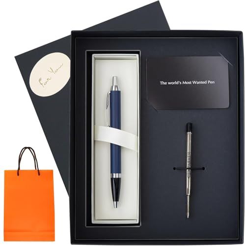 【保証書付き】 パーカー ボールペン 替え芯セット parker imct 高級 おしゃれ 1.0mm インク 黒 男性 プレゼント ギフト (ネイビー) 記念品 送別の品 贈り物 就職祝い 退職祝いAR