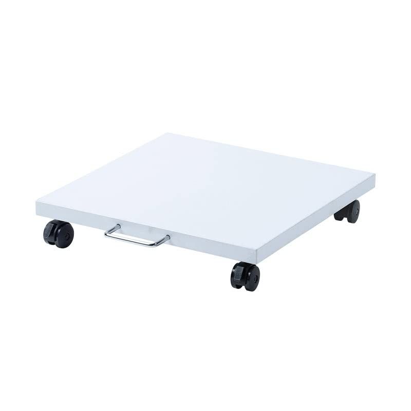 サンワサプライ アウトレット プリンター台 40cm×40cm レーザー スライド キャスター オフィス 移動 シンプル 白 LPS-113AR 877b46bb