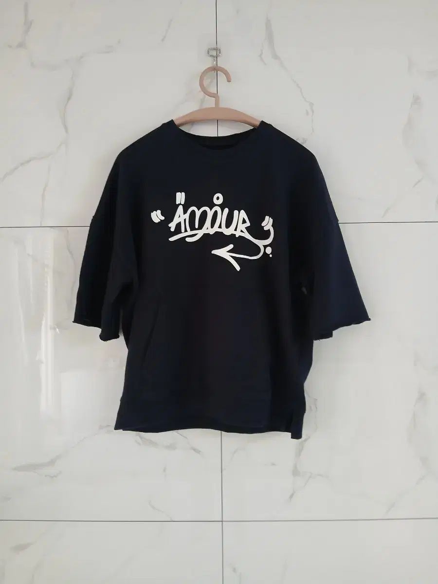 ZADIG&VOLTAIRE ザディグ・エ・ヴォルテール レタリング 7分袖 Tシャツ