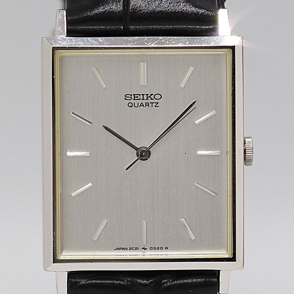 80s SEIKO CHARIOT シャリオ 2C21-5180 タンク 時計 ブランド腕時計 保 
