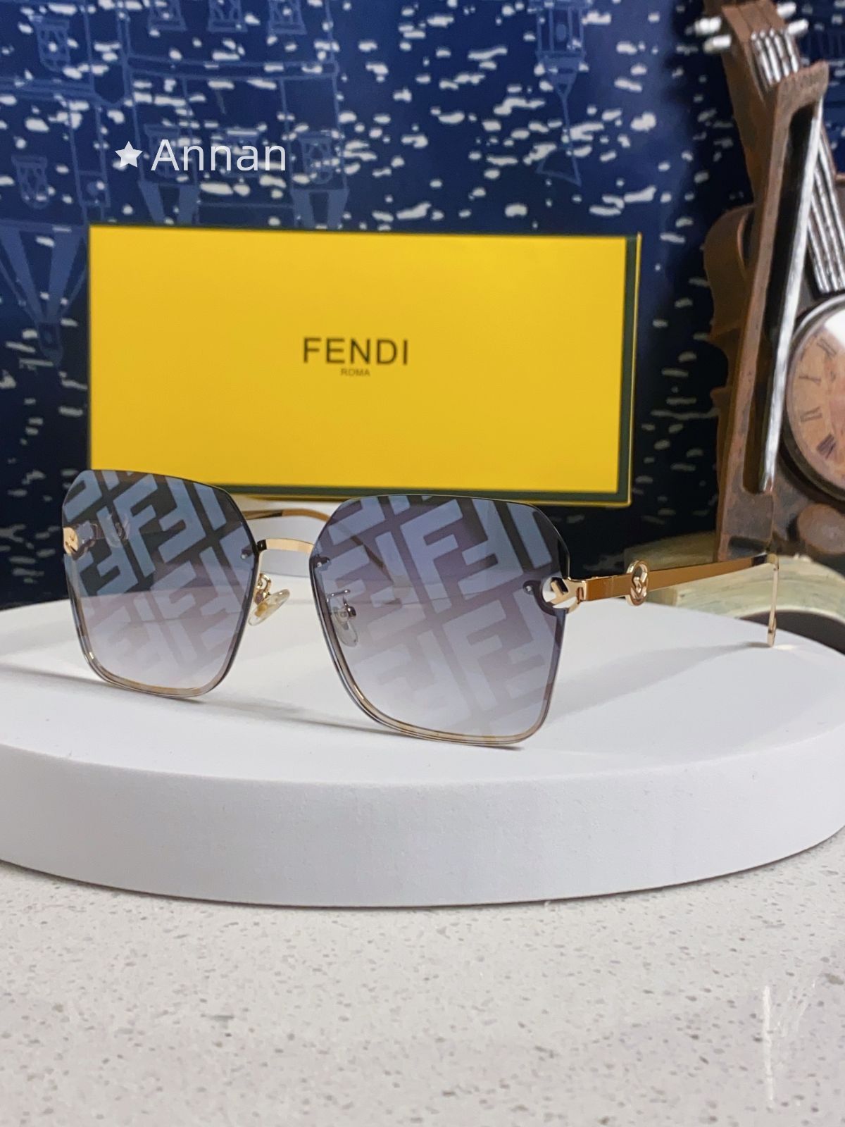 洒落 美品 ★★ 新品 FENDI フェンディ サングラス メンズ レディース ユニセックス