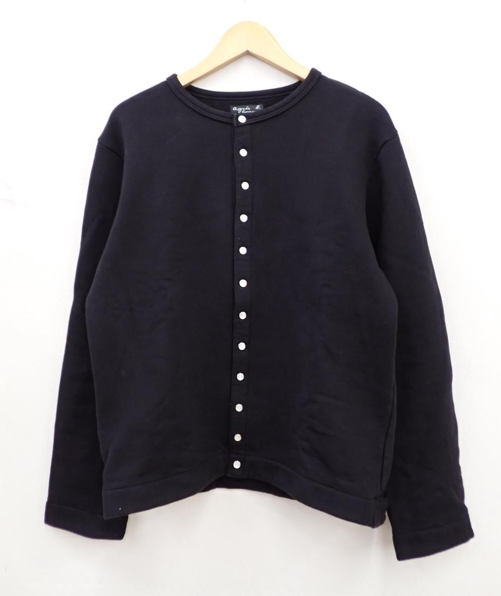 ★6858☆agnes b. homme アニエスベー オム CARDIGAN カーディガン プレッション ET84M001　2