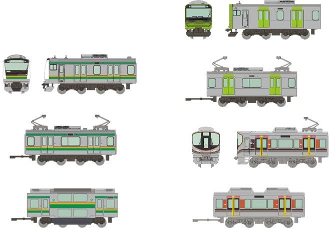 鉄コレポケット第2弾 東と西の環状線編 【トミーテック・337737】 「鉄道模型 Nゲージ トミーテック」