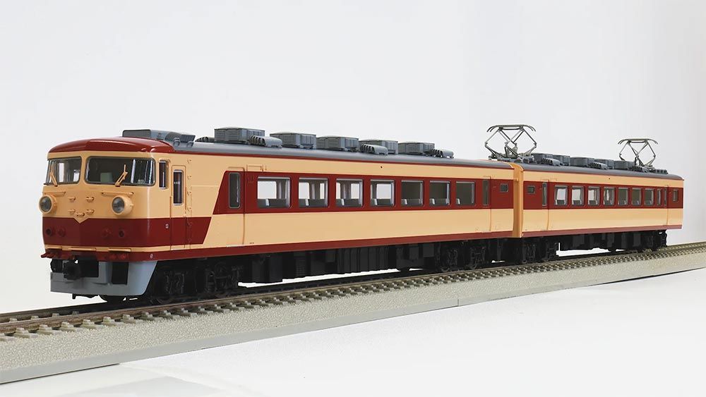 1/80 157系 特急色 ジャンパ増設車 増結2輌セット 【天賞堂・55068】 「鉄道模型 HOゲージ 天賞堂」