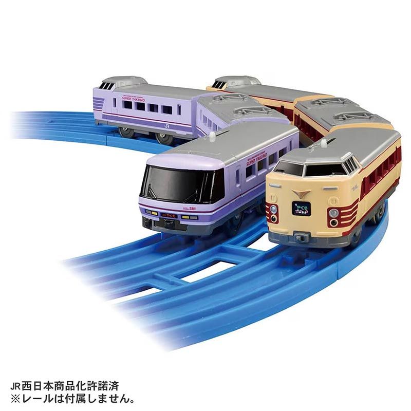さらば381系特急やくも（国鉄色やくも+スーパーやくも色） 【タカラトミー・957683】 「鉄道模型 約 1/60 タカラトミー」