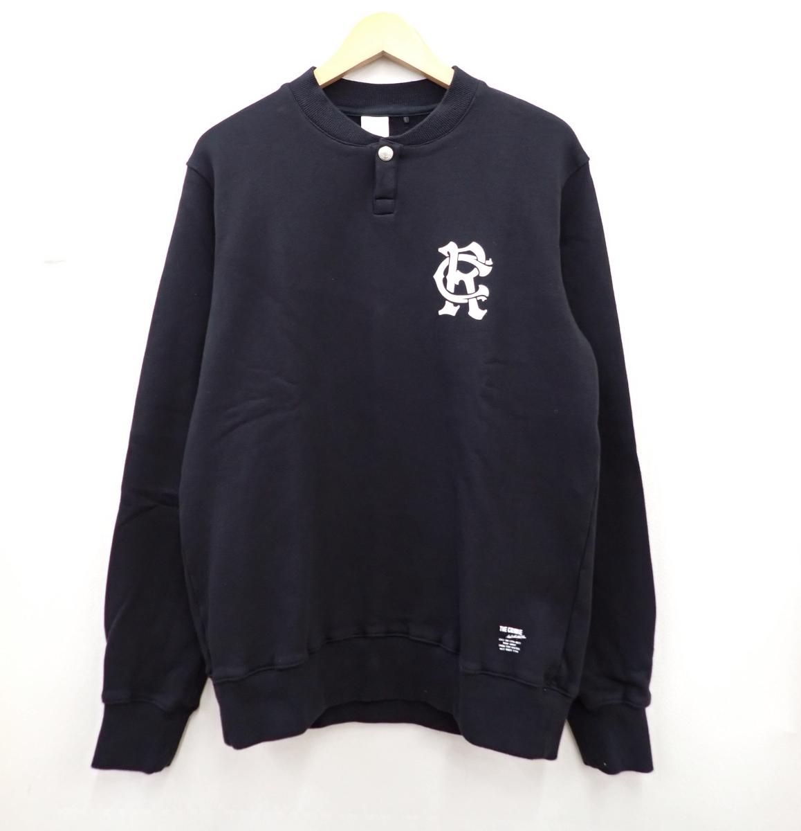 ★6842☆CRIMIE クライミー CIRCLE LOGO SNAP CREW NECK SWEAT スウェット ヘビーウェイト M