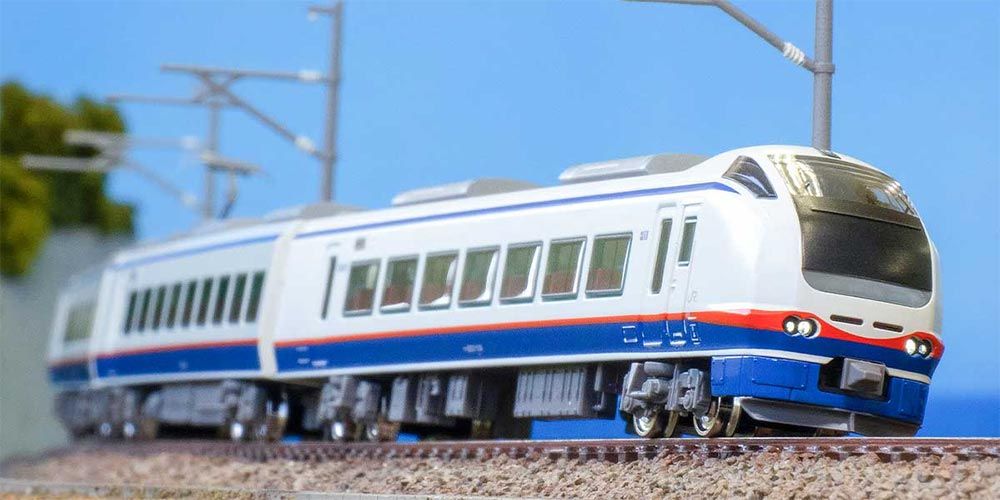 E653系1100番代しらゆき（クーラーカバー交換後）4両編成セット（動力付き） 【グリーンマックス・32109】 「鉄道模型 Nゲージ グリーンマックス」