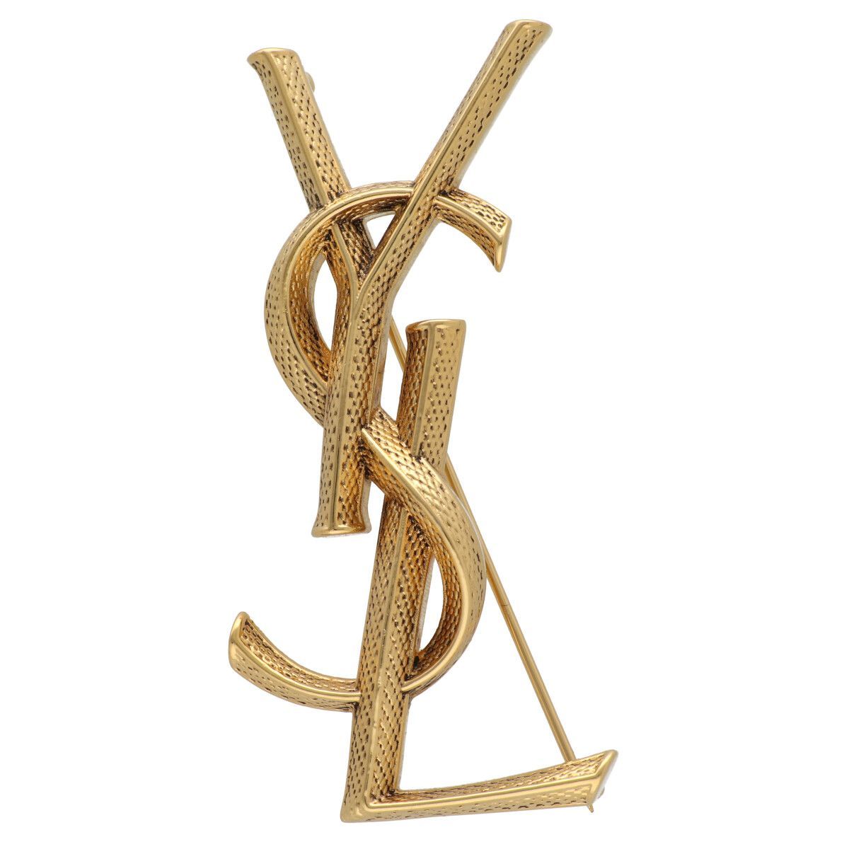 【中古】 Saint Laurent サンローラン スネーク ブローチ ブローチ カサンドラ 700582Y15008204 YSLロゴ　ゴールド色 26012162 LI 33,020円