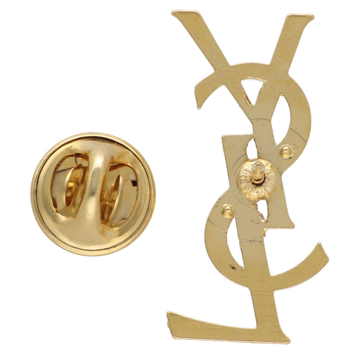 [美品]YSLサンローラン　ピンズ　バッジ　ピンバッジ　ブローチ 激レア】◇YSL◇ サンローラン ピンズ バッジ ピンバッジ ブローチ