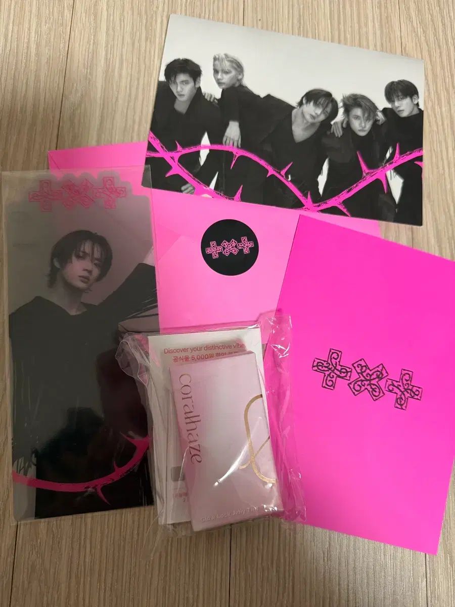 TOMORROW X TOGETHER(TXT) ポップアップ購入特典 ブックマーク しおり + コーラルヘイズ